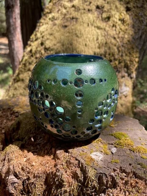 Candle Lantern by 404 Ceramics