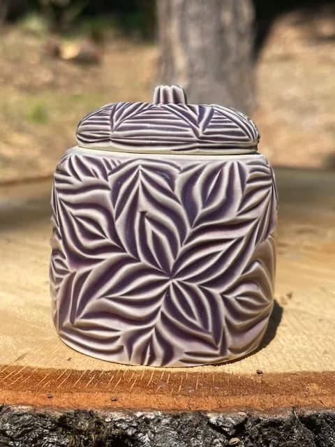 Mini • Flower • Jar — handmade ceramic by Kelly Olivier, 404 Ceramics