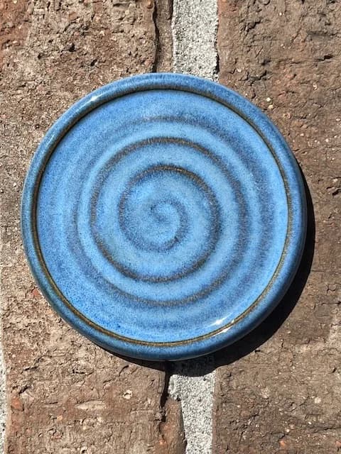 Mini • Carved Texture • Plate — handmade ceramic by Kelly Olivier, 404 Ceramics