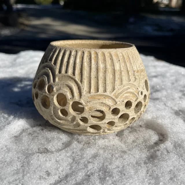 Candle Lantern by 404 Ceramics