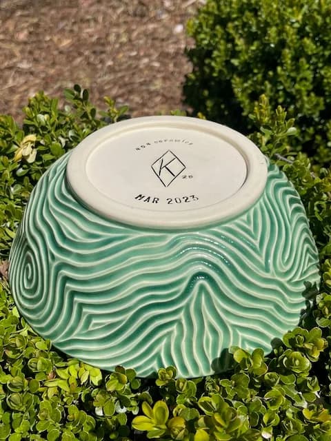 Flowing River • Bowl — handmade ceramic by Kelly Olivier, 404 Ceramics