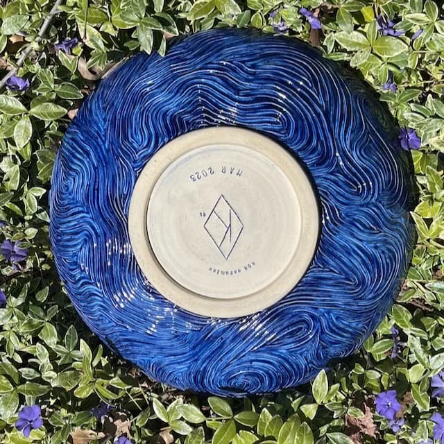 Large • Flowing River • Bowl — handmade ceramic by Kelly Olivier, 404 Ceramics