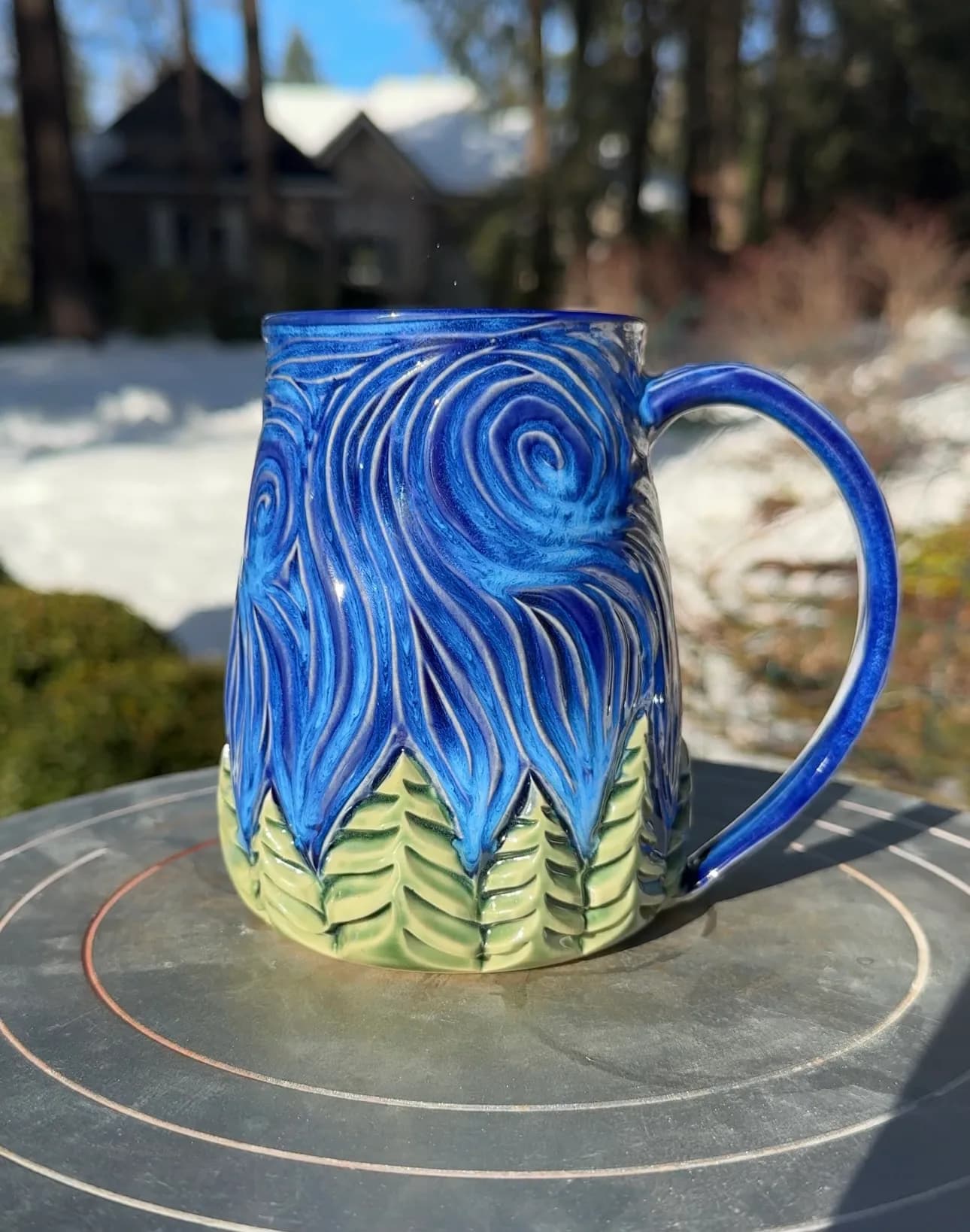 Starry Night • Mug — handmade ceramic by Kelly Olivier, 404 Ceramics