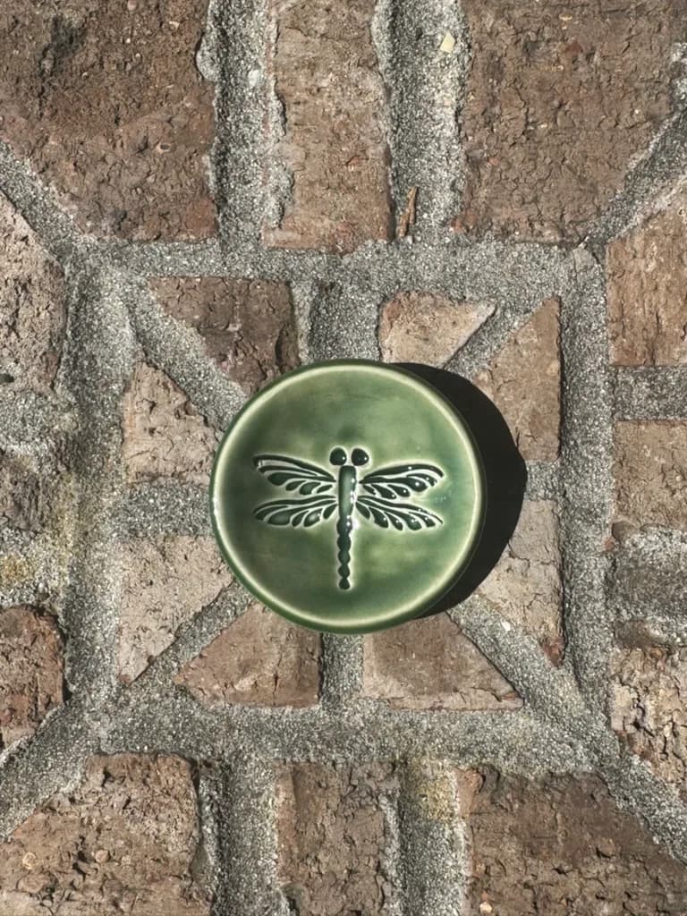 Mini • Dragonfly • Trinket Dish — handmade ceramic by Kelly Olivier, 404 Ceramics