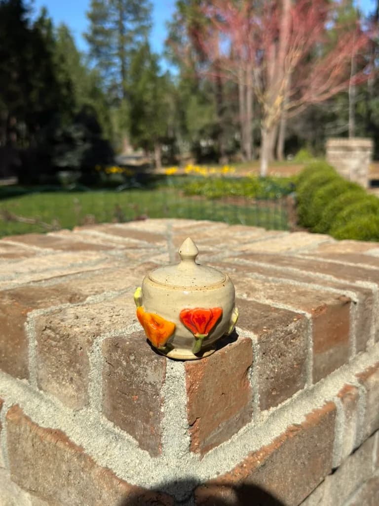 Mini • Poppy • Jar — handmade ceramic by Kelly Olivier, 404 Ceramics